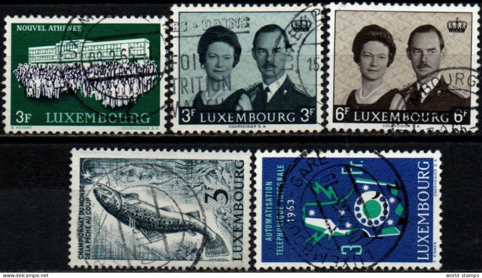 LUXEMBOURG 1963-4 O - Usados