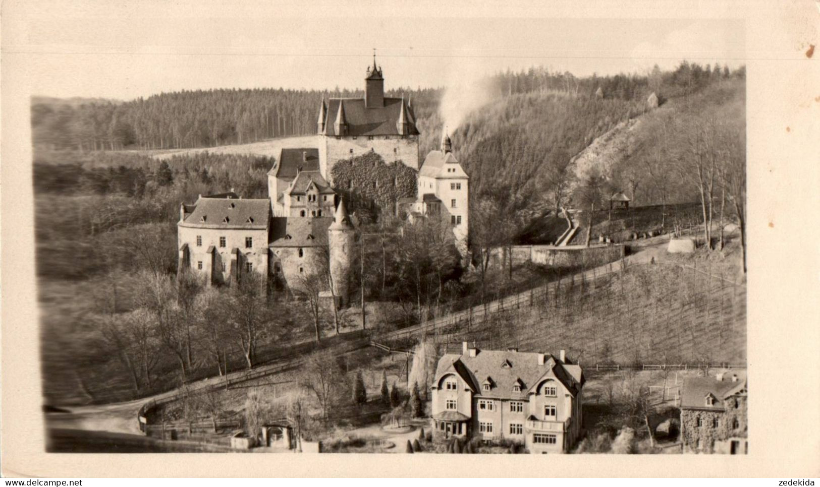 G2100 - Kriebstein Burg - Landpost Landpoststempel über Ehrenberg Mittweida - Verlag Reichenbach - Mittweida