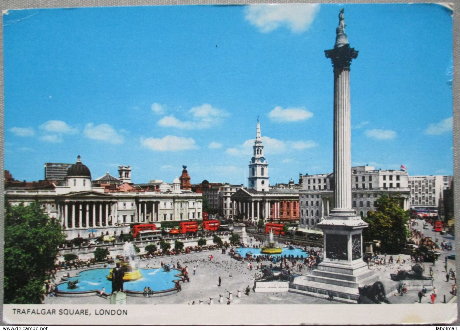 ENGLAND UK UNITED KINGDOM LONDON TRAFALGAR SQUARE KARTE CARD POSTCARD CARTOLINA CARTE POSTALE ANSICHTSKARTE POSTKARTE - Selkirkshire