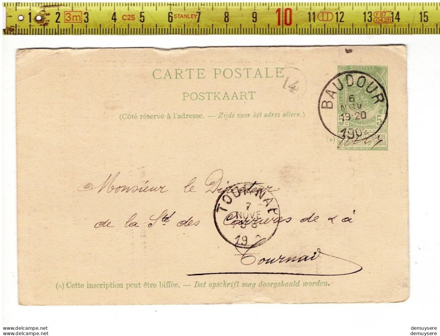 67600 - PRODUITS REFRACTAIRE TERTRE - 1902 - Saint-Ghislain