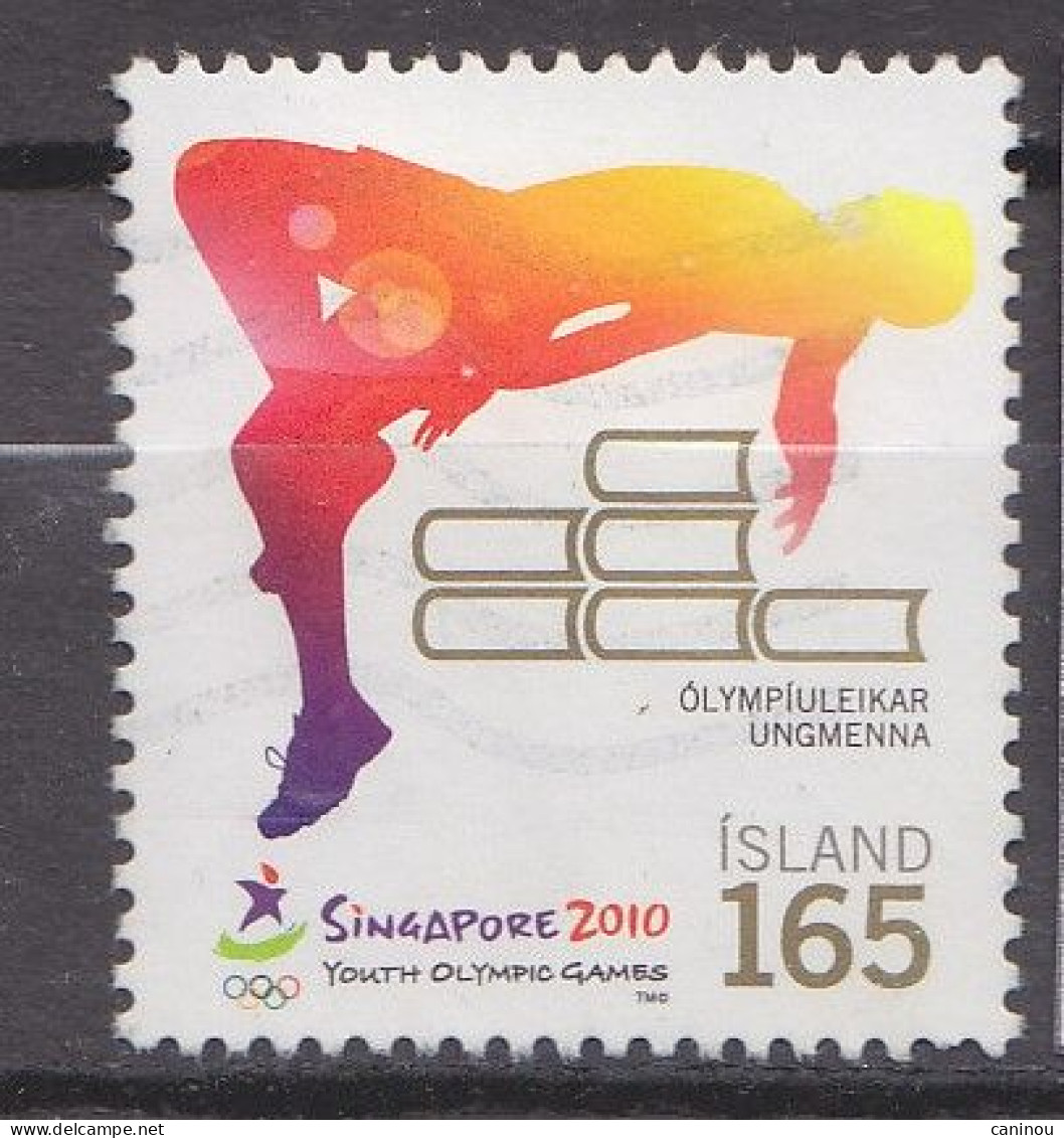 ISLANDE Y & T 1213 JEUX OLYMPIQUES SINGAPOUR 2010 OBLITERE - Used Stamps