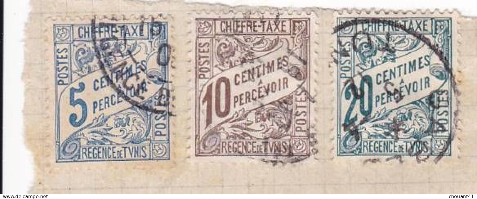 Yt 28-29-30 Sur Fragment - Timbres-taxe