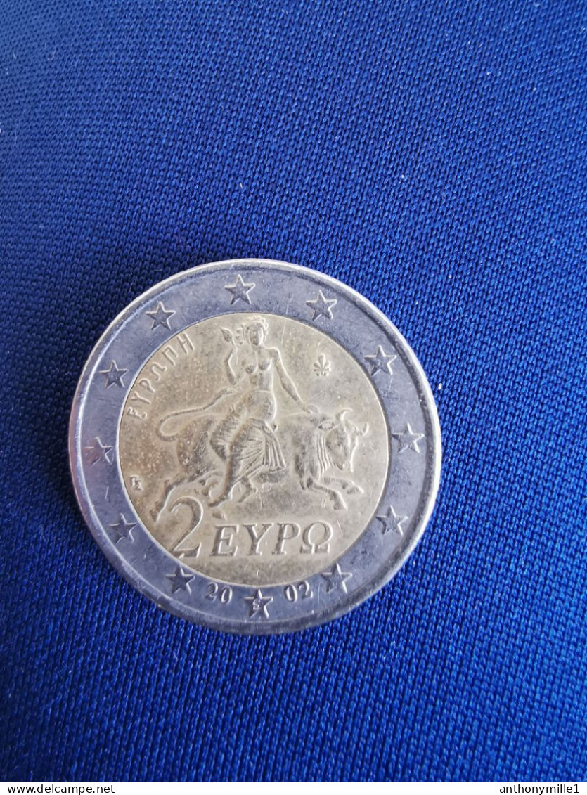 2 Euros Grec 2002 Faute - Griechenland