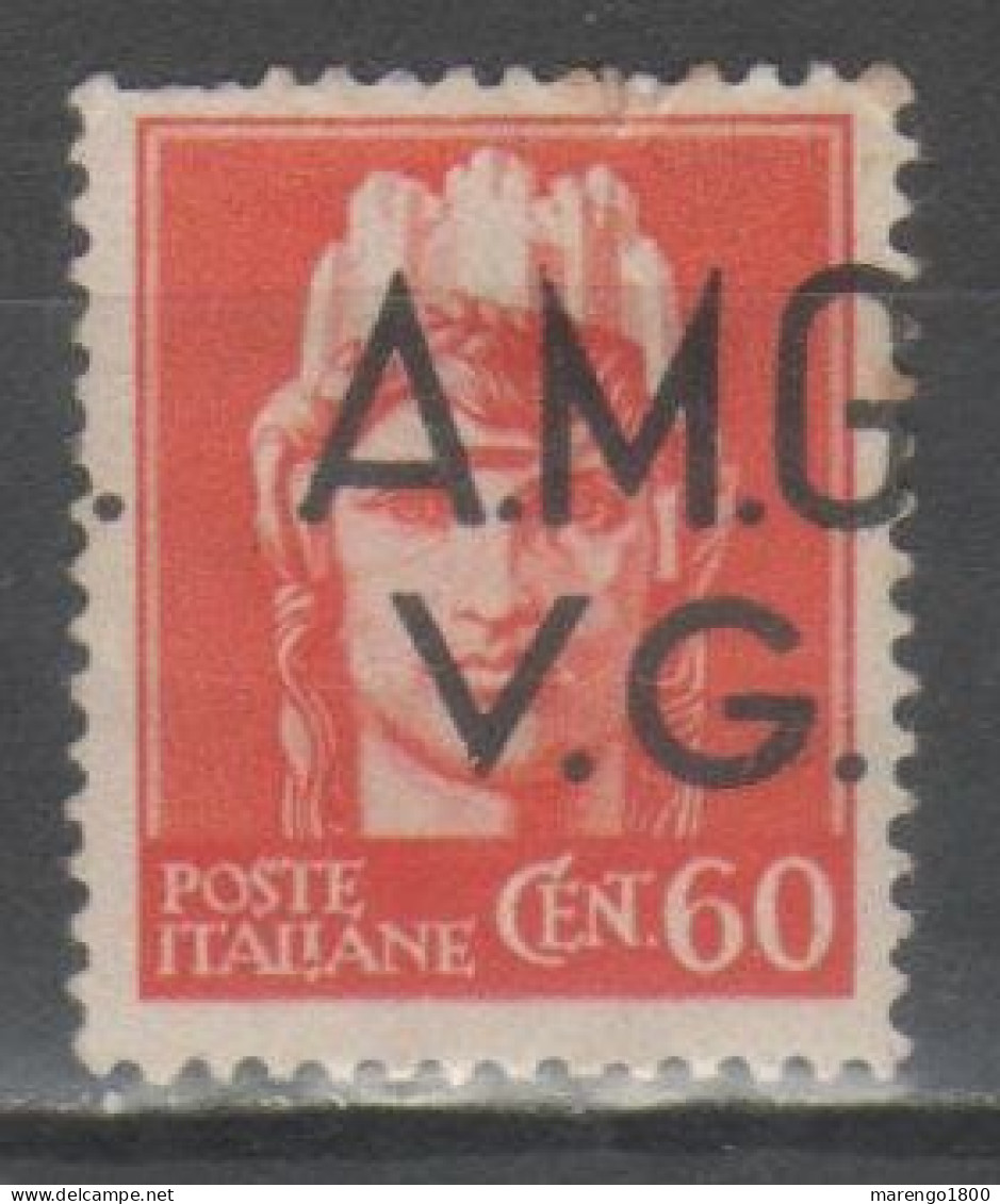 AMG VG 1945 - Imperiale 60 C. * Varietà Soprastampa Spostata - Nuovi