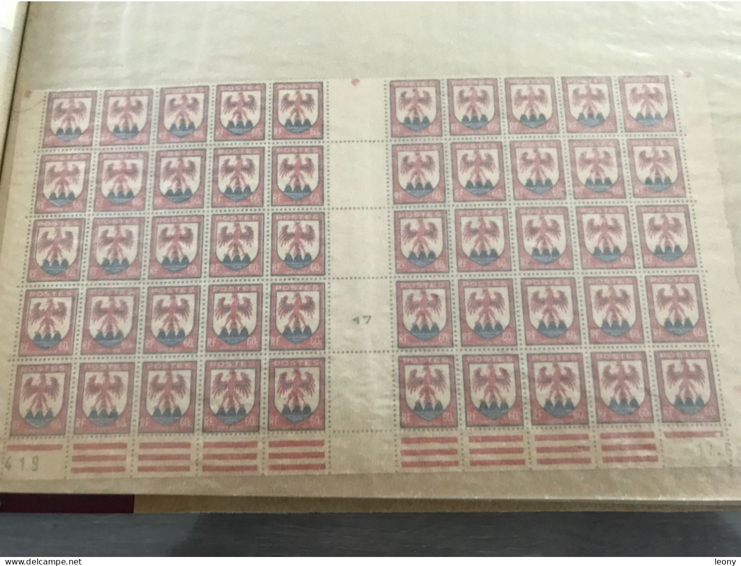 CLASSEUR  De  TIMBRES  De FRANCE  & MONACO - NEUFS - Mezclas (min 1000 Sellos)