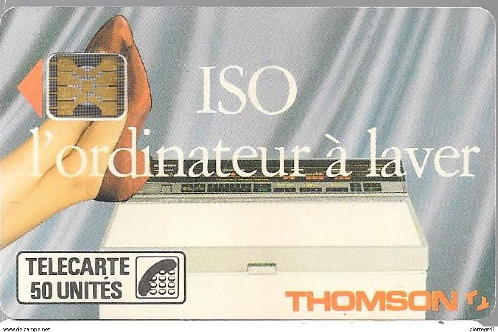 CARTE-PUBLIC-01/1989-F-46C-SC4on-640.-50U-ISO THOMPSON-OFFSET-CARTON-6-Impacts 104486--UTILISEE-TB E - 1989