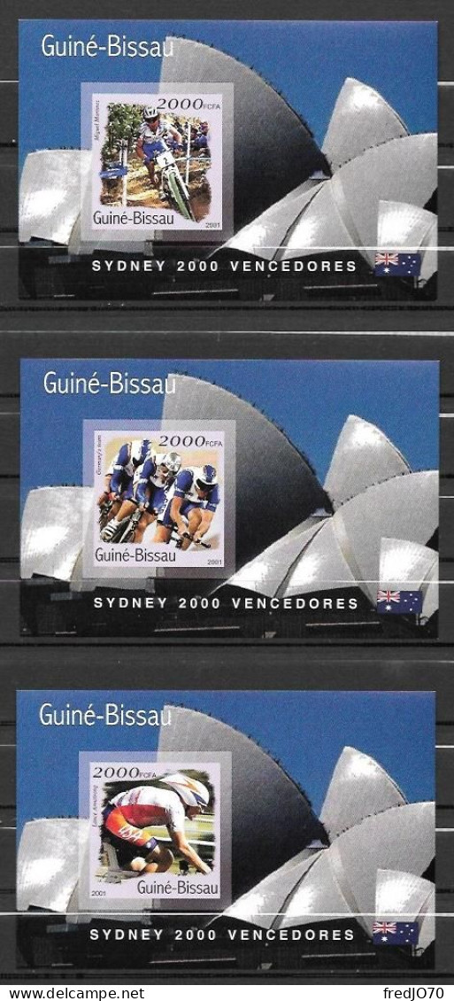 Guinée Bissau Blocs Non Dentelé Imperf JO 2000 ** - Zomer 2000: Sydney