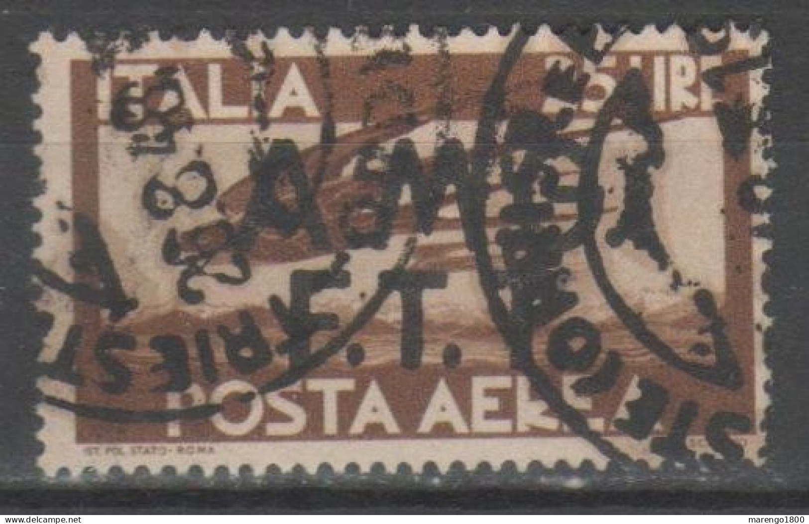 AMG FTT 1947 - Democratica Posta Aerea 25 L. - Airmail