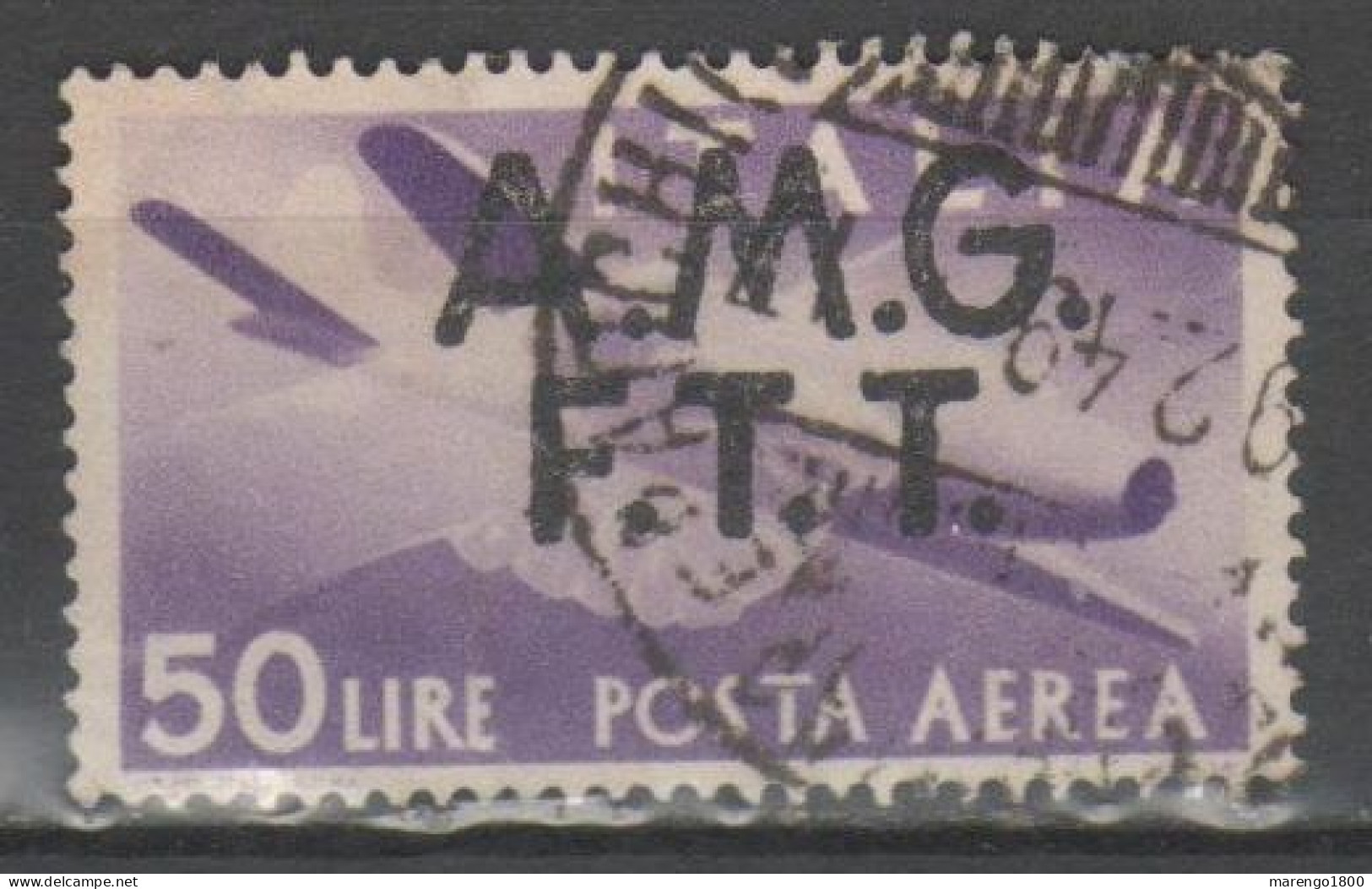 AMG FTT 1947 - Democratica Posta Aerea 50 L. - Posta Aerea