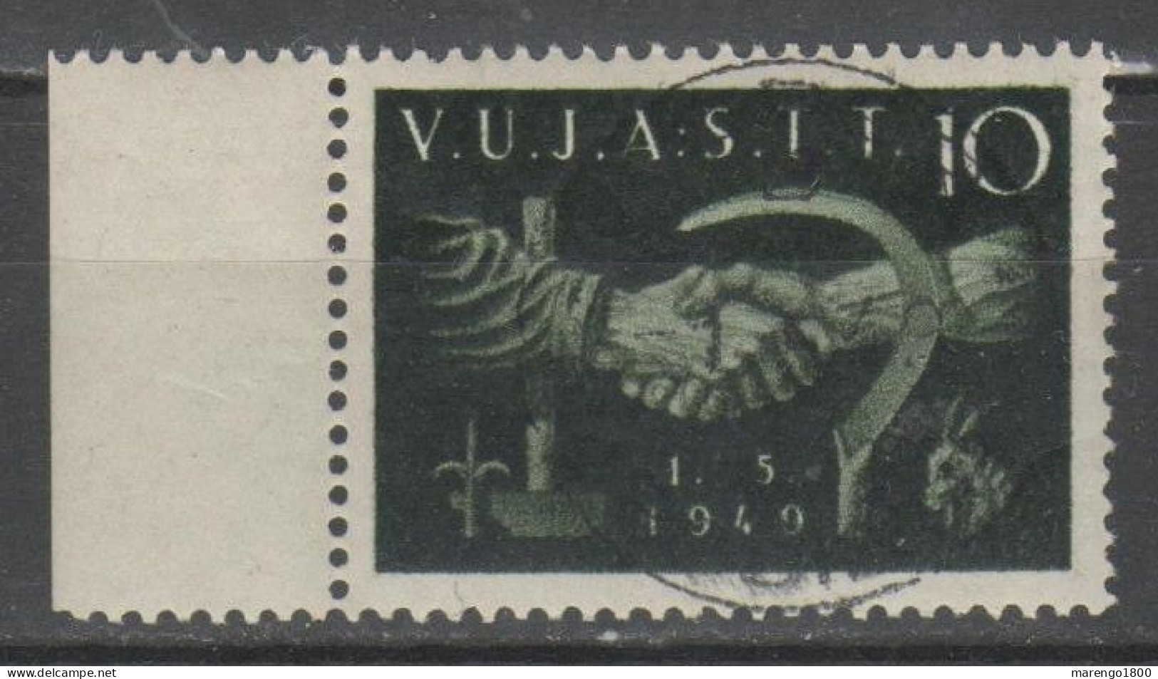 Trieste B - Vuja Stt - 1949 - 1° Maggio          (g9519) - Used