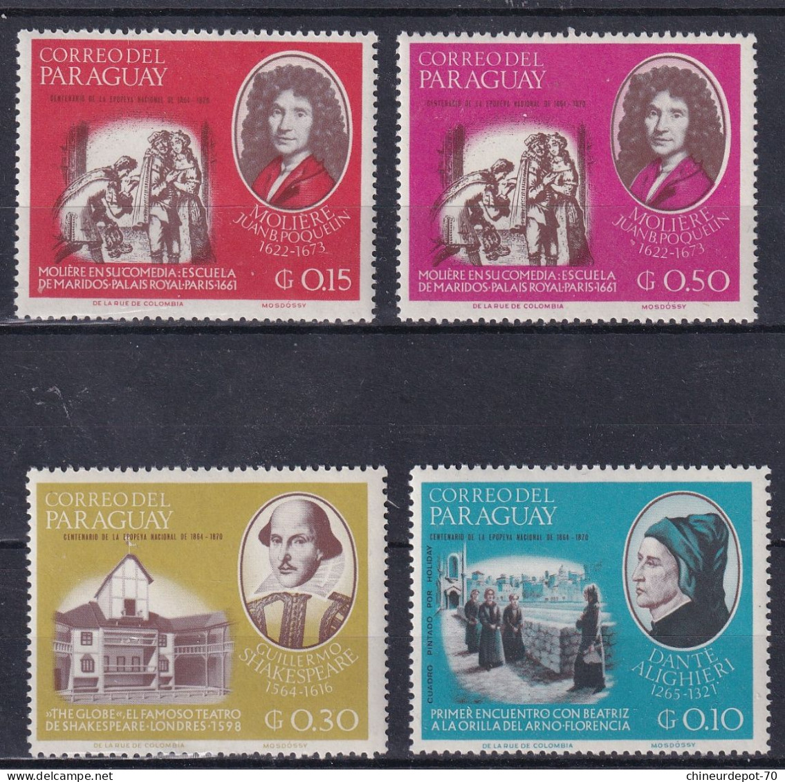 lot de timbres neufs sans charnière ** voir 32 photos **