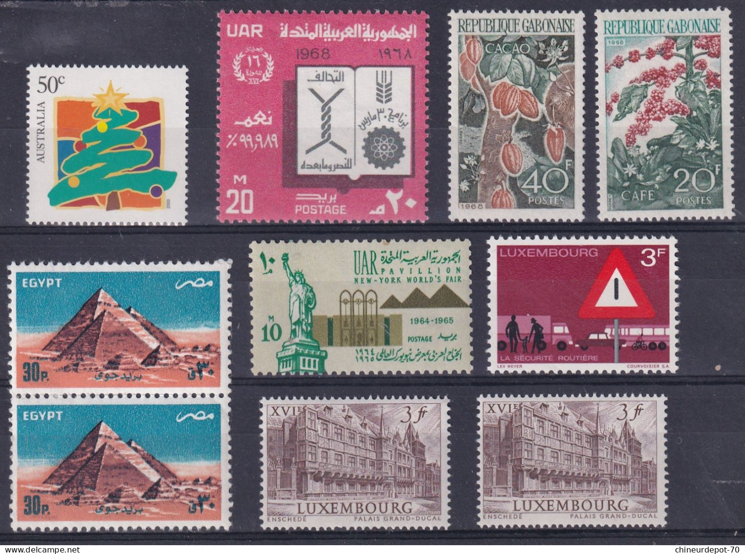 lot de timbres neufs sans charnière ** voir 32 photos **