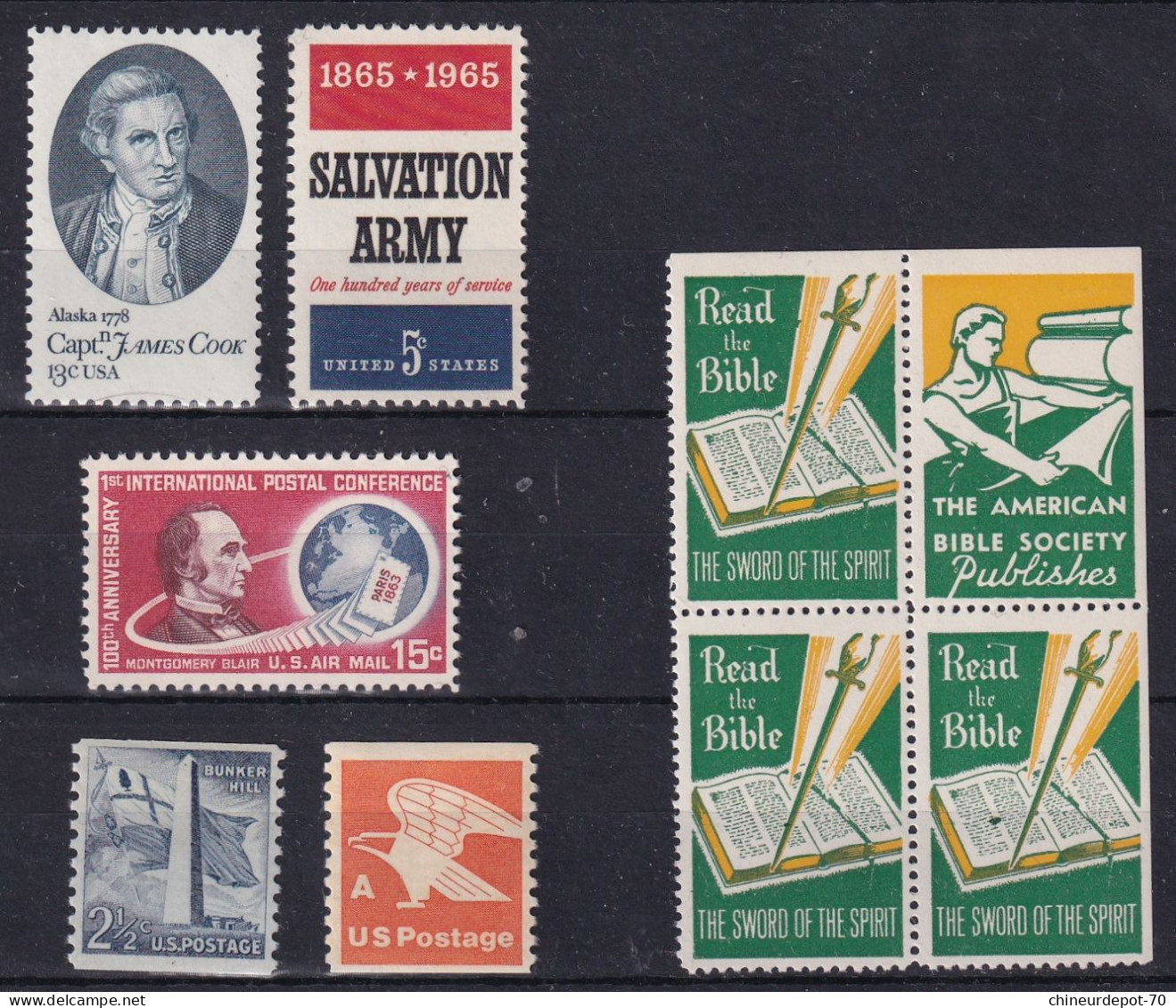 lot de timbres neufs sans charnière ** voir 32 photos **