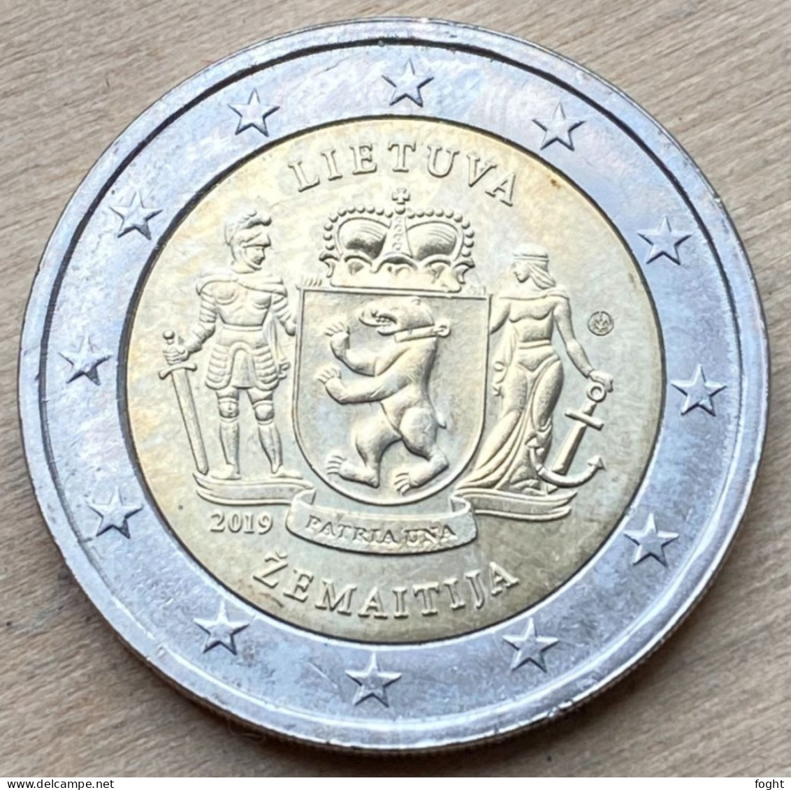 2019 LMK Lithuania Samogitia Region 2 Euro Coin,6386 - Lituanie