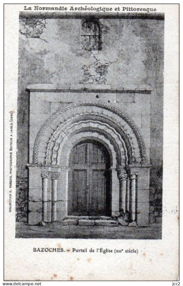 61 - BAZOCHES - Portail De L'Eglise - Bazoches Sur Hoene