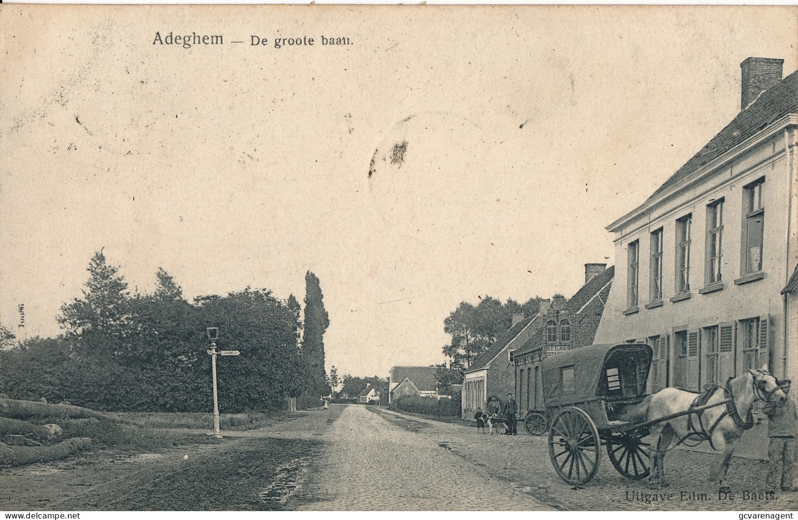 ADEGEM   DE GROOTE BAAN          ZIE SCANS - Maldegem