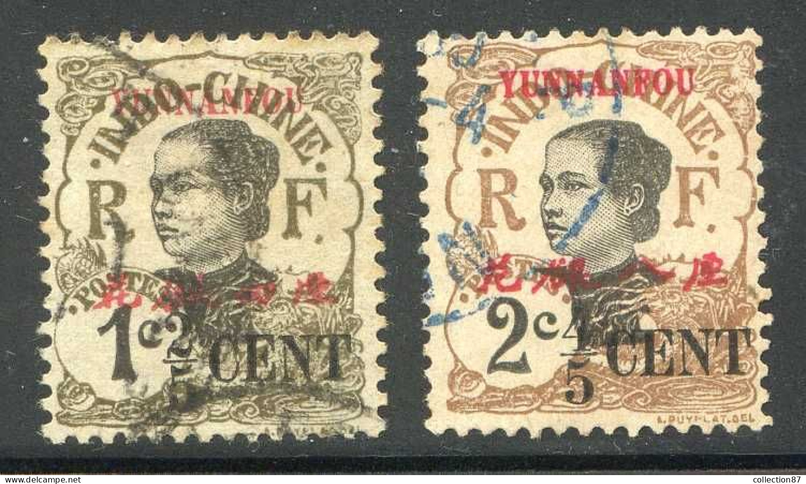 Réf 82 > YUNNANFOU < N° 50 + 51 Ø Oblitéré < Ø Used -- - Used Stamps