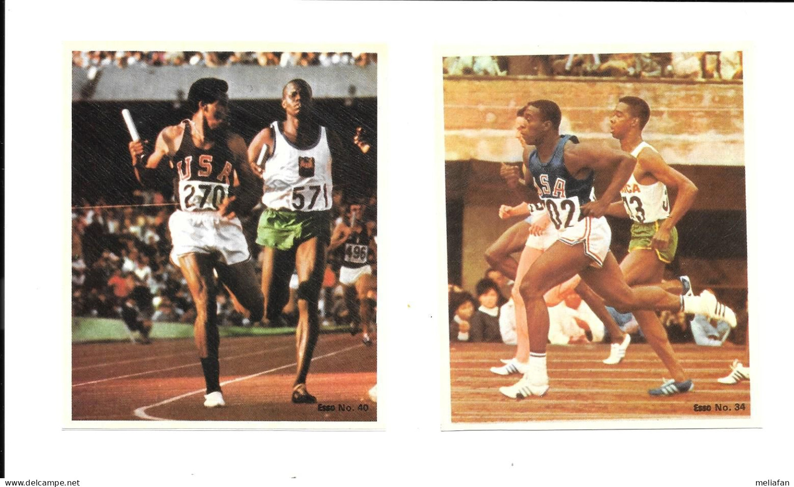 DS51 - IMAGE COLLECTION ESSO - BOB HAYES - LEE EVANS - Leichtathletik