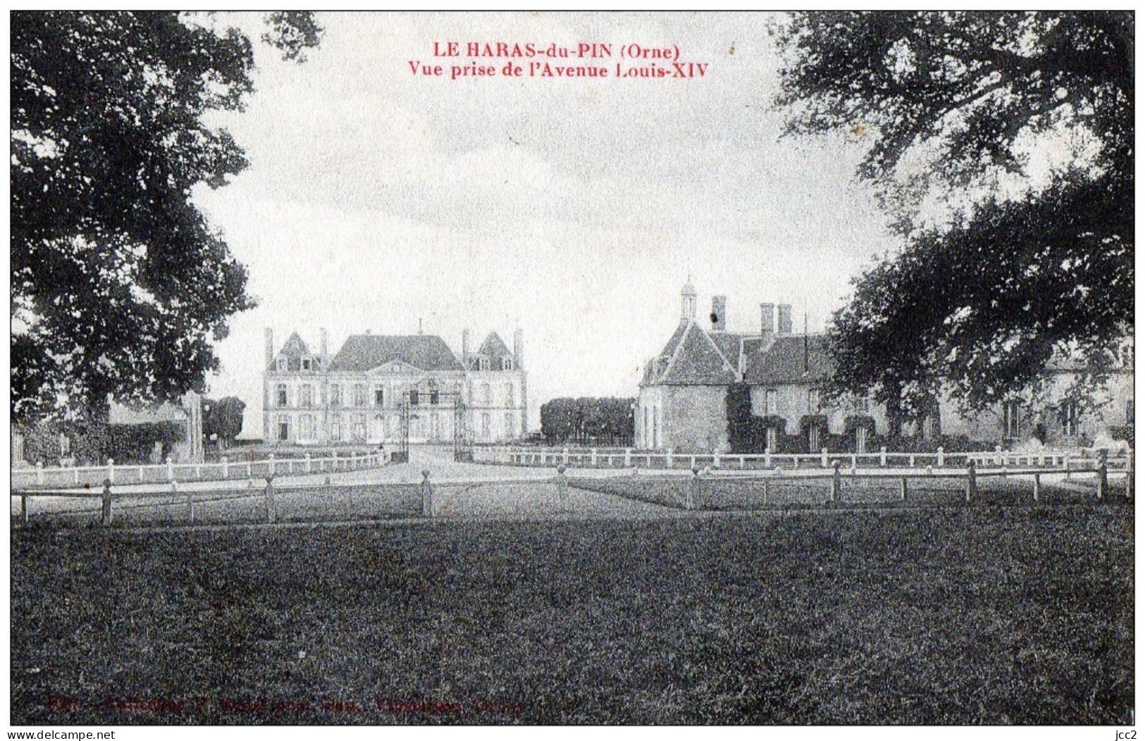 61- LE MERLERAULT - LE  Haras-du-pin (Vue Prise De L'avenue Louis XIV) - Le Merlerault