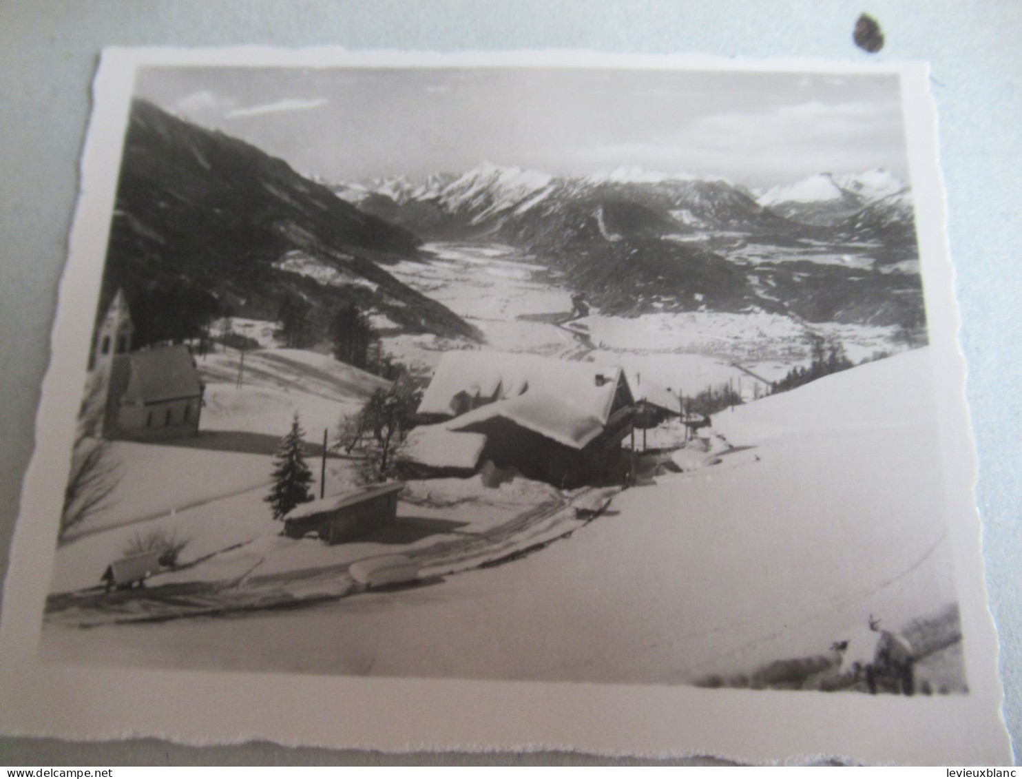 Petit album-Souvenir de 12 vraies photographies de SEEFELD sous la neige / Tirol, Autriche/Vers 1920 -1930  PGC547