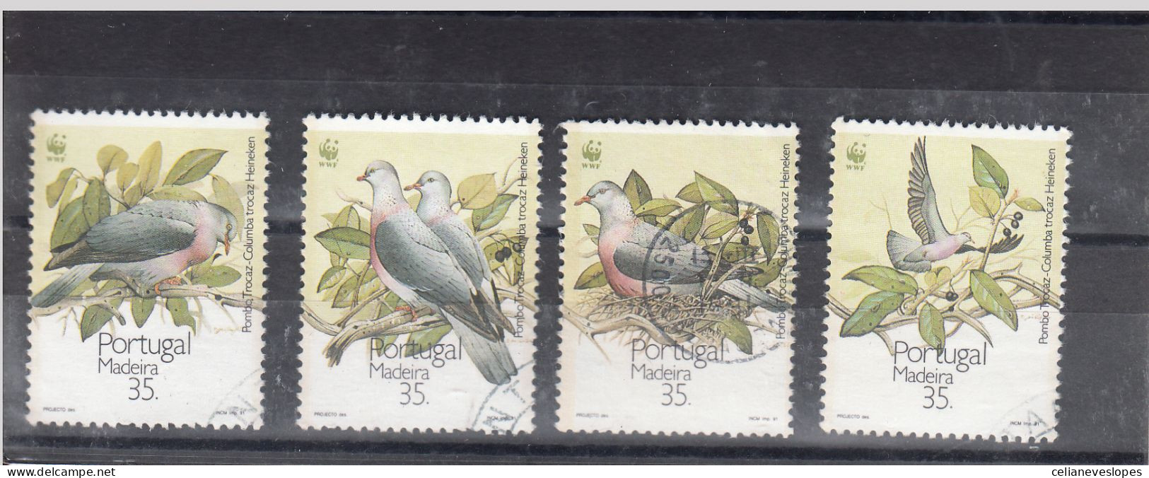 Portugal, Protecção Da Natureza - Madeira, 1991, Mundifil Nº 1978 A 1981 Used - Usado