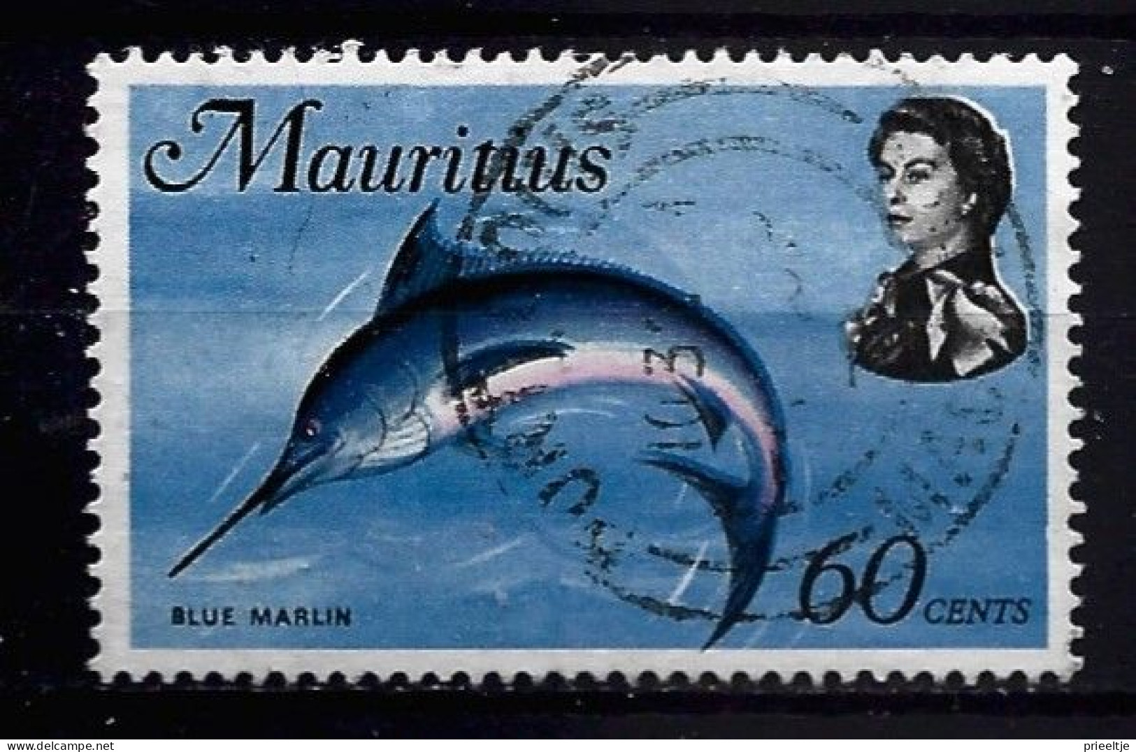 Mauritius 1969 Fish Y.T. 341 (0) - Maurice (1968-...)