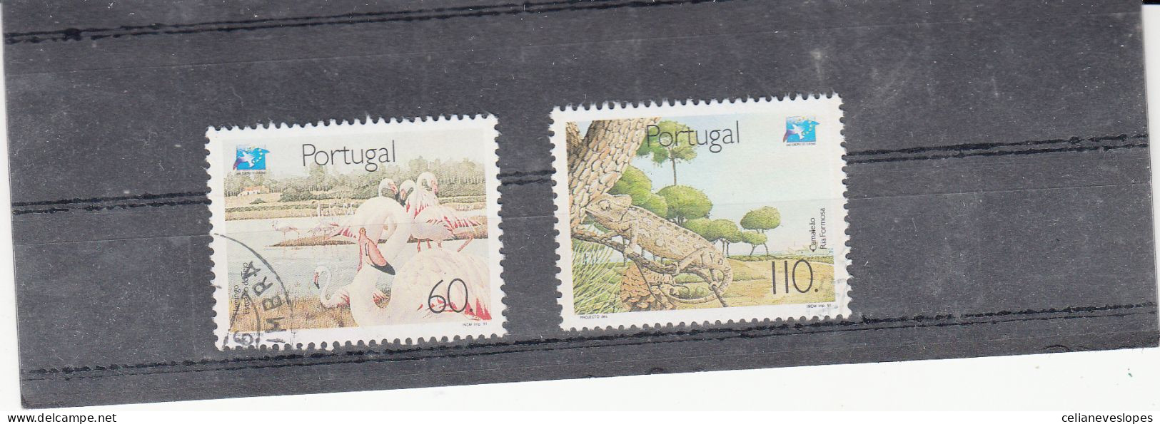 Portugal, Ano Europeu Do Turismo, 1991, Mundifil Nº 1993 A 1994 Used - Used Stamps