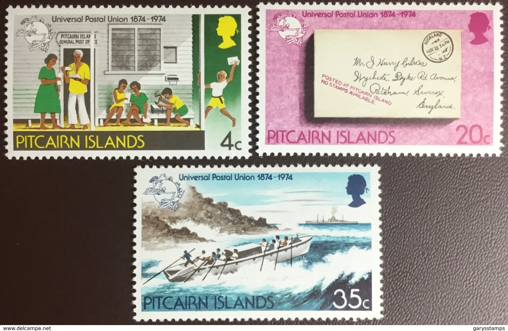 Pitcairn Islands 1974 UPU MNH - Pitcairn Islands