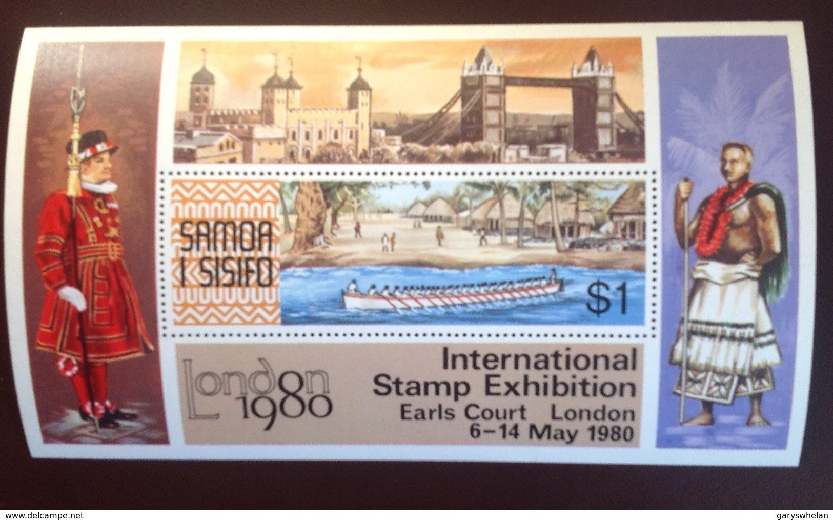 Samoa 1980 London 80 Minisheet MNH - Samoa