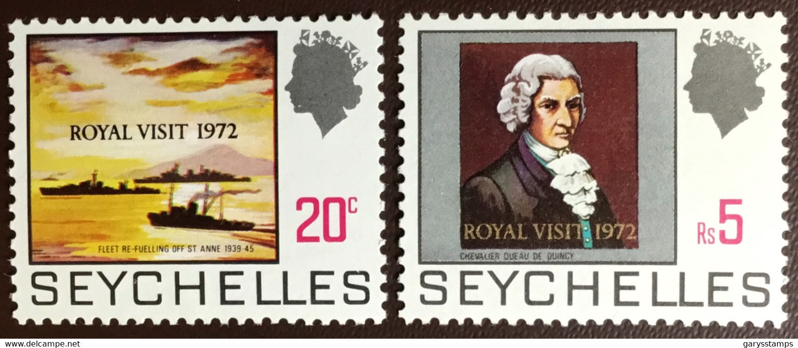 Seychelles 1972 Royal Visit MNH - Seychelles (...-1976)