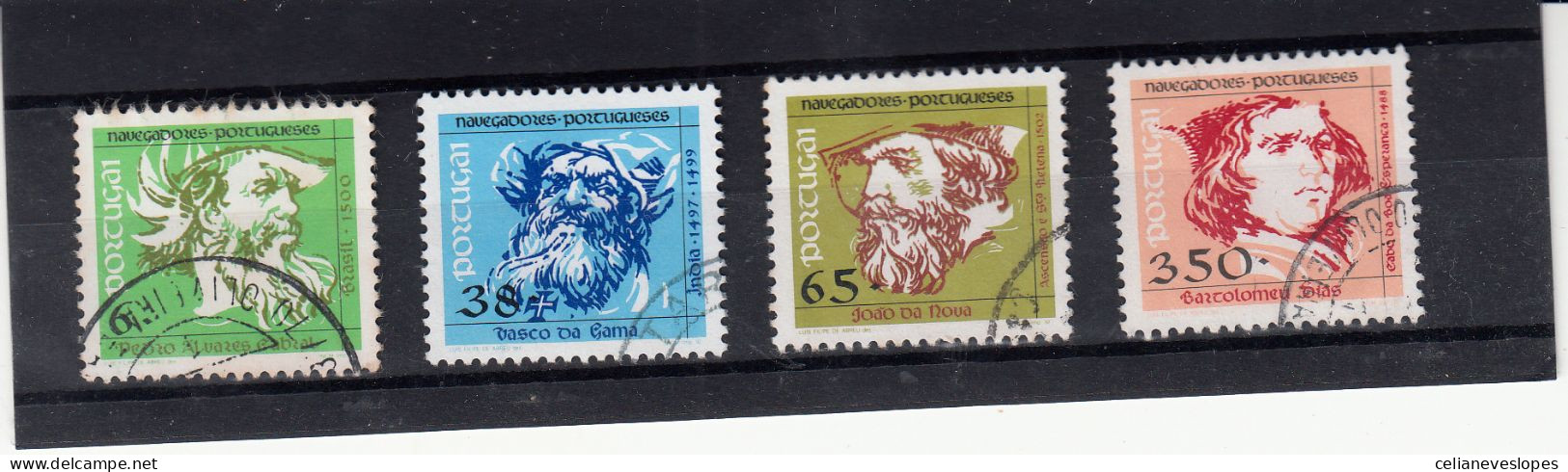 Portugal, Navegadores Portugueses, 1992, Mundifil Nº 2061 A 2064 Used - Gebraucht