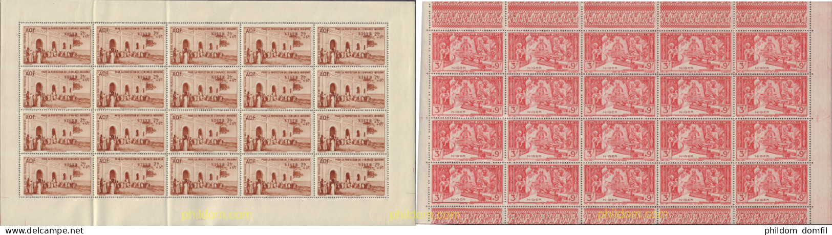 583816 MNH NIGER 1942 PROTECCION DE LA INFANCIA - Unused Stamps