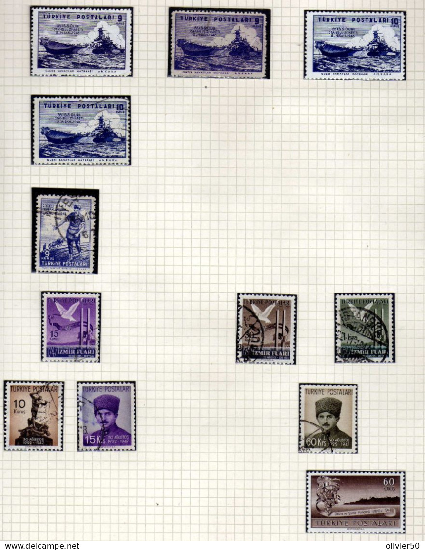 Turquie -  - Marine - Paix- Oblit - Et Neufs* - Used Stamps