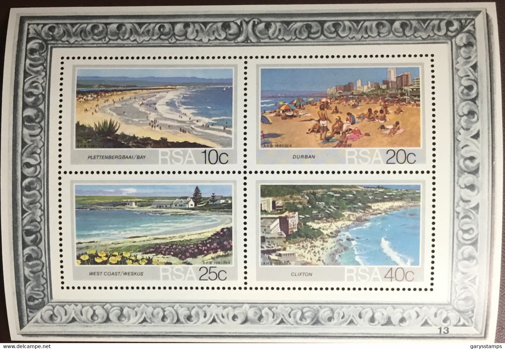 South Africa 1983 Tourism Beaches Minisheet MNH - Neufs