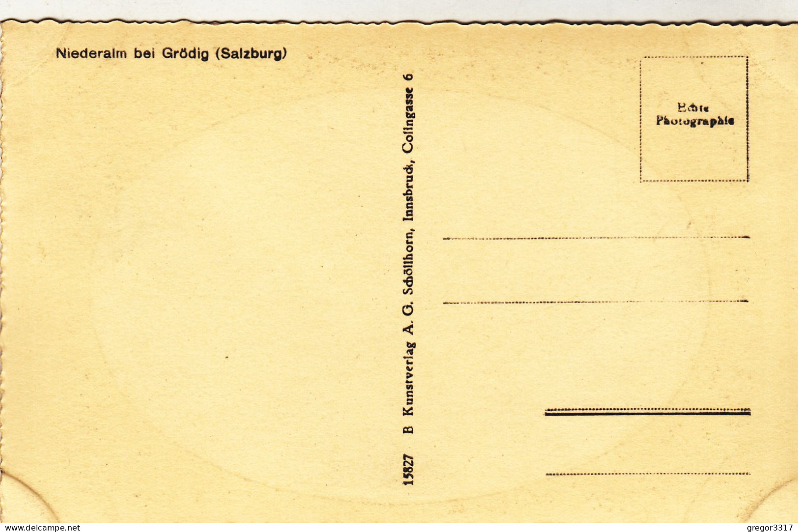 E3110) NIEDERALM Bei GRÖDIG - Salzburg - Schöne Sehr Alte AK - Grödig