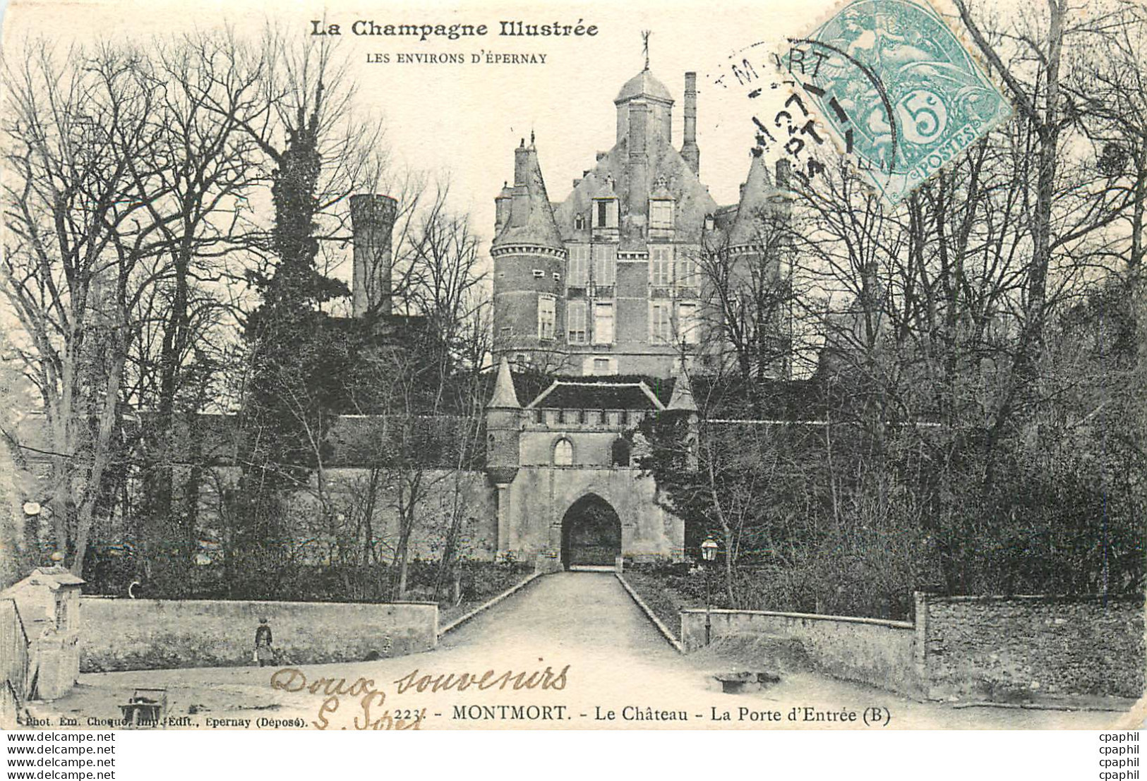 '"CPA Montmort Le Chateau La Porte D''Entree"' - Montmort Lucy
