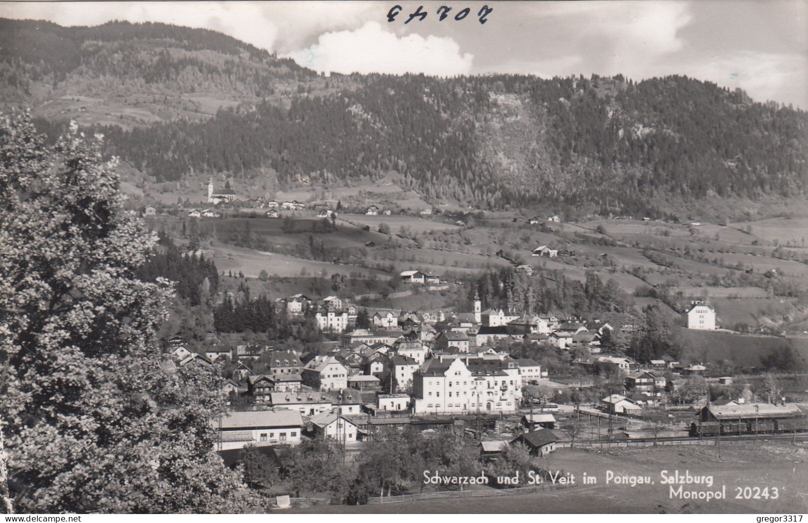 E3118) SCHWARZACH Und ST. VEIT Im PONGAU - Salzburg - Tolle FOTO AK S/W - Bad Gastein