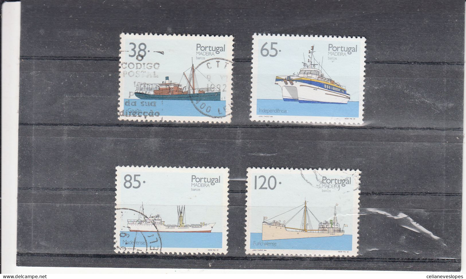 Portugal, Barcos Da Madeira, 1992, Mundifil Nº 2106 A 2109 Used - Usati