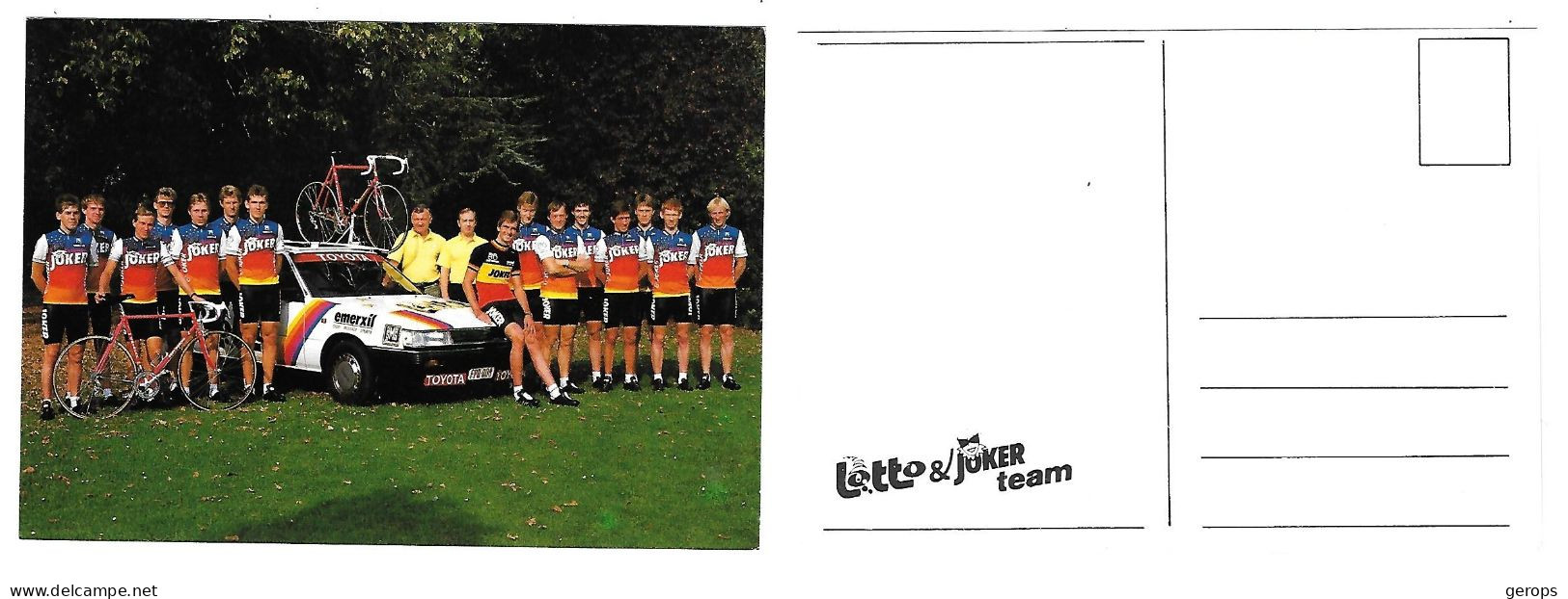 37a PostKaart Wielrennen Lotto & Joker Team - Cyclisme