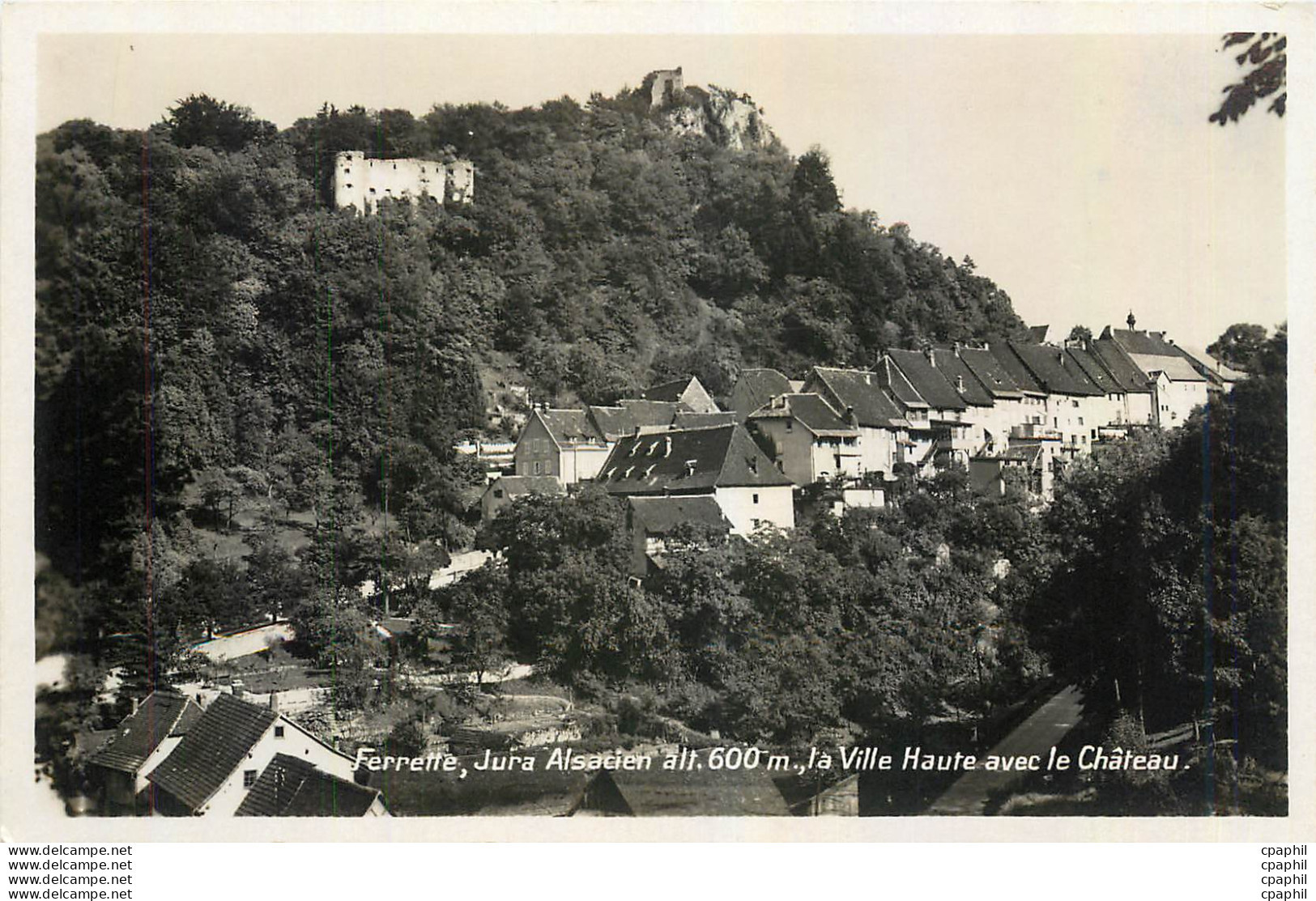 CPA Ferrette Jura Alsacien - Ferrette