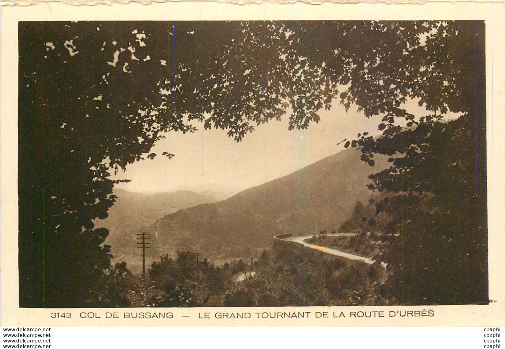 '"CPA Col De Bussang Le Grand Tournant De La Route D''Urbes"' - Col De Bussang