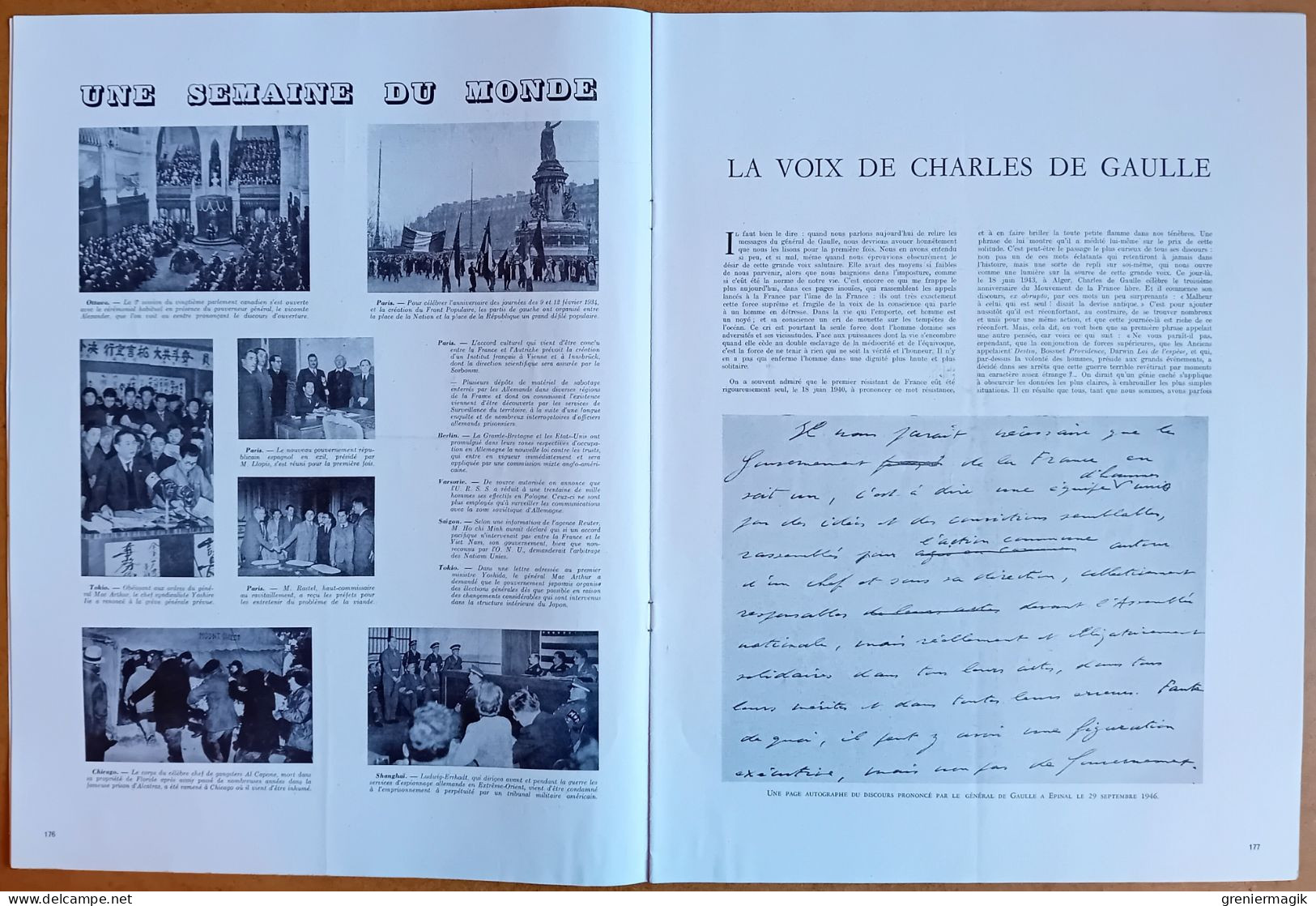 France Illustration N°73 22/02/1947 Signatures Des Traités De Paix/Pola Italie/Alimentation Africaine/Boleslav Bierut - Testi Generali