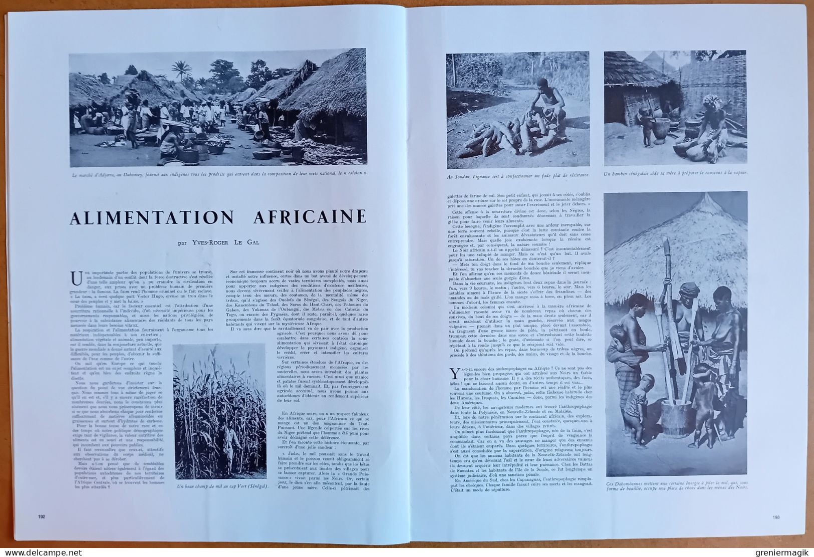 France Illustration N°73 22/02/1947 Signatures des Traités de paix/Pola Italie/Alimentation africaine/Boleslav Bierut