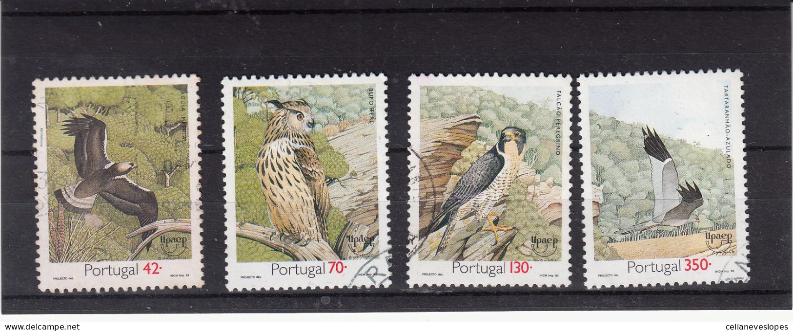 Portugal, Fauna Em Vias De Extinção, 1993, Mundifil Nº 2168 A 2171 Used - Usado