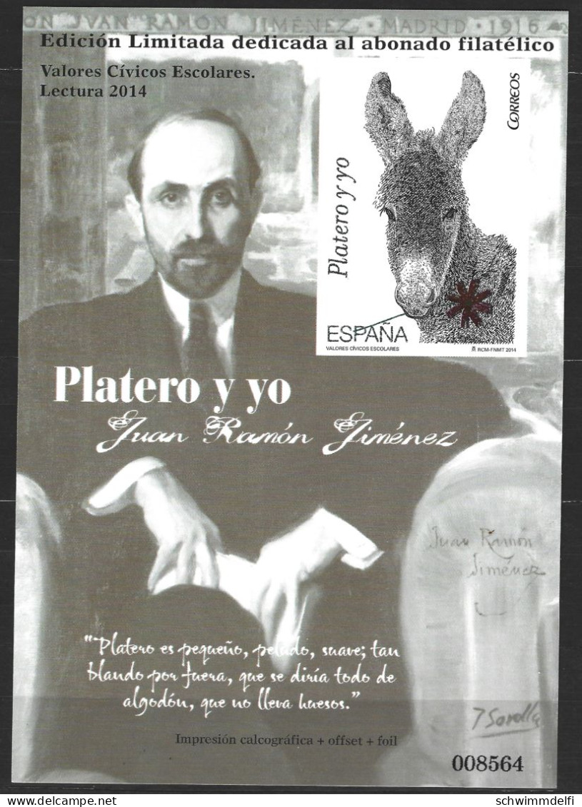 ESPAÑA - SPANIEN - LIMITIERTE AUFLAGE, GEWIDMET DEM PHILATELISTISCHEN ABONNENTEN - EDICIÓN LIMITADA DEDICADA AL ABONADA - Ensayos & Reimpresiones