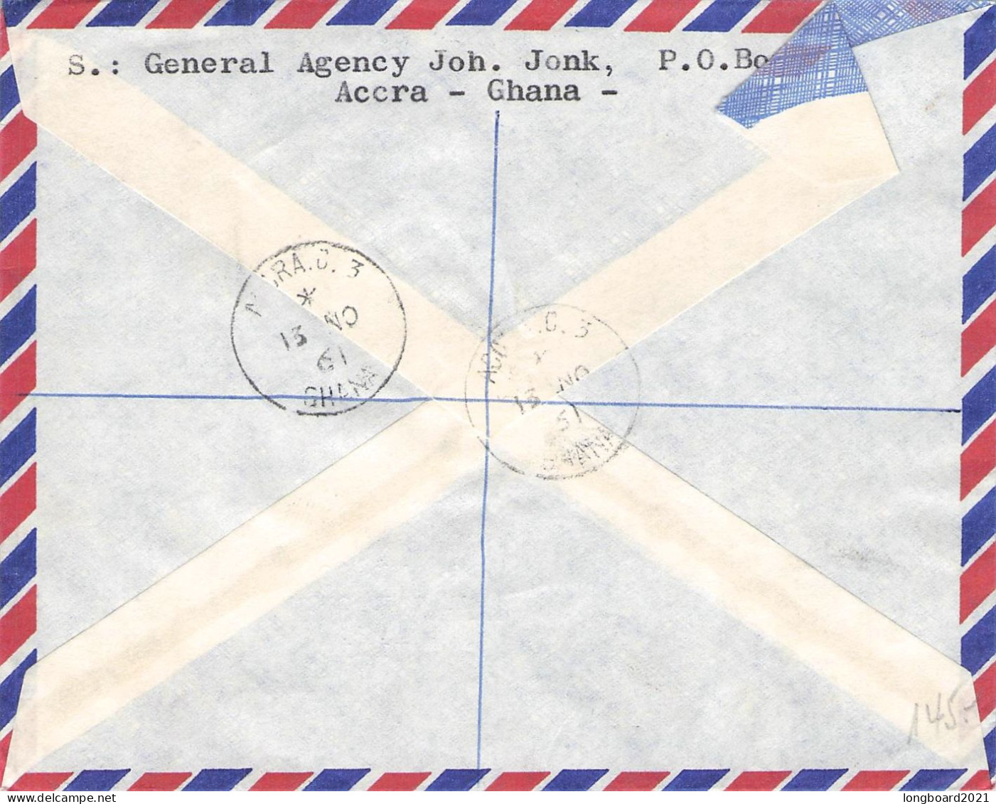 GHANA - EXPRES 1961 AIRMAIL - BUENOS AIRES / 4630 - Ghana (1957-...)