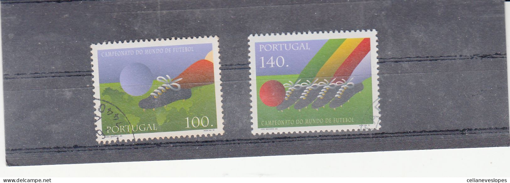 Portugal, Campeonato Do Mundo De Futebol, 1994, Mundifil Nº 2211 A 2212 Used - Used Stamps