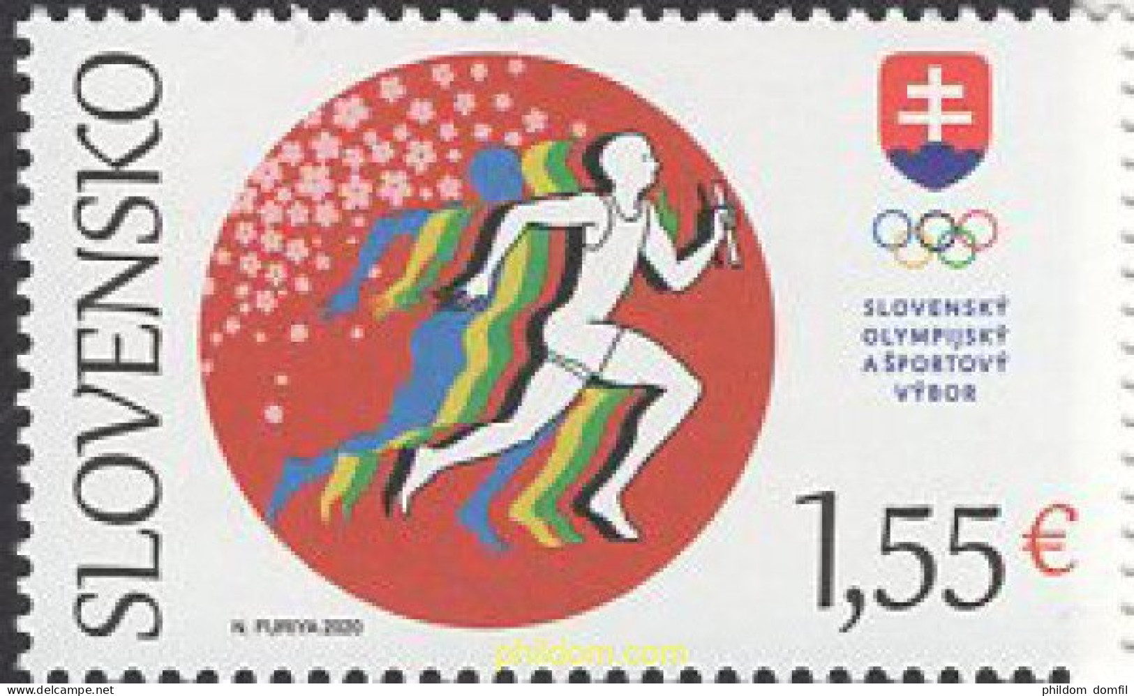 647295 MNH ESLOVAQUIA 2021 32 JUEGOS OLIMPICOS DE VERANO - TOKYO 2020 - Unused Stamps