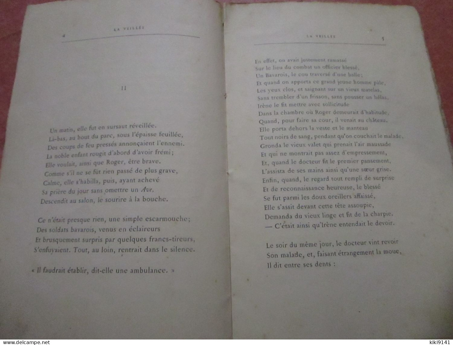 François COPPÉE - LA VEILLÉE - Poème (16 Pages) - Franse Schrijvers