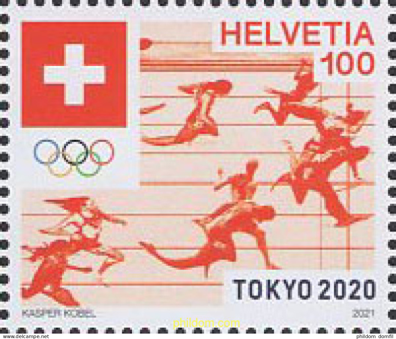 649551 MNH SUIZA 2021 32 JUEGOS OLIMPICOS DE VERANO - TOKYO 2020 (2021) - Nuovi